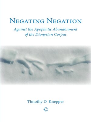 cover image of Negating Negation